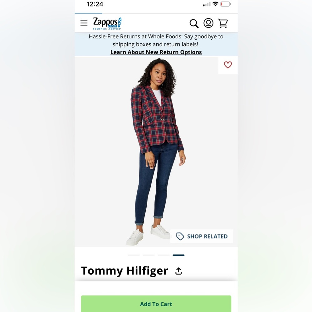 Tommy Hilfiger Womens blazer size 6 new with tags